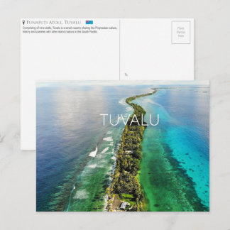 Tarjeta postal de Funafuti, Tuvalu