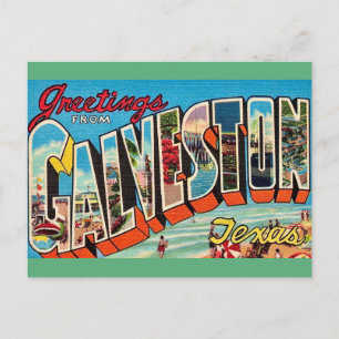 Tarjeta postal de Galveston Texas