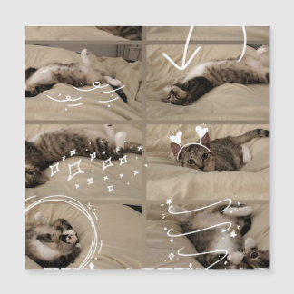 Tarjeta postal de gatito adorable