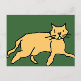 Tarjeta postal de gato