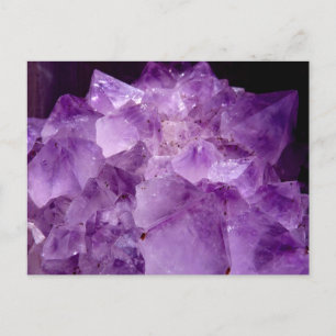 TARJETA POSTAL DE GEMSTONE PURPLE