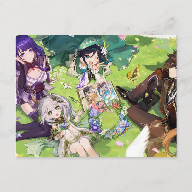 Tarjeta postal de Genshin [2do aniversario] (Anverso)