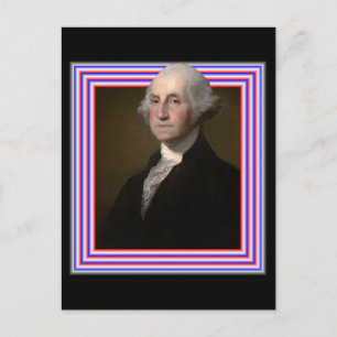 TARJETA POSTAL DE GEORGE WASHINGTON 3D