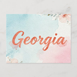 Tarjeta postal de Georgia