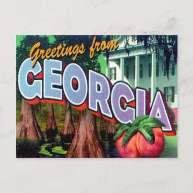 Tarjeta postal de Georgia (Anverso)