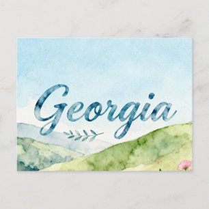 Tarjeta postal de Georgia