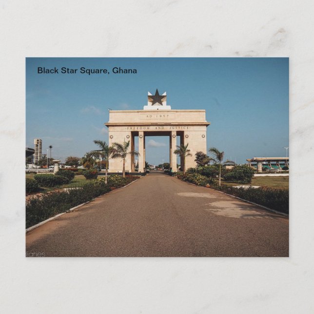 Tarjeta postal de Ghana (Anverso)