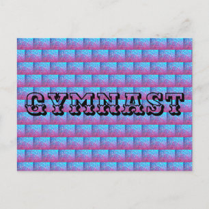 Tarjeta postal de GIMNASIA - Regalo de gimnasia