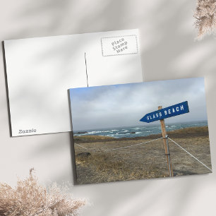 Tarjeta postal de Glass Beach   Fort Bragg, Mendoc
