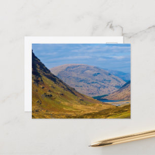 Tarjeta postal de Glen Coe, Escocia