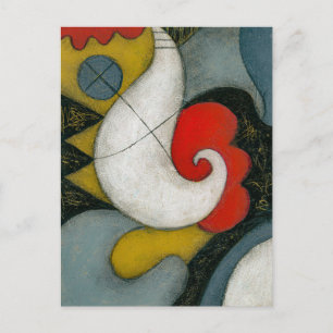 Tarjeta postal de globo aerostático de cumpleaños