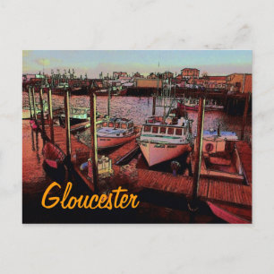 Tarjeta postal de Gloucester Harbour