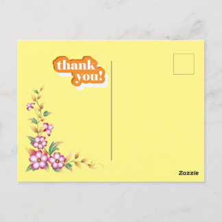 tarjeta postal de gracias