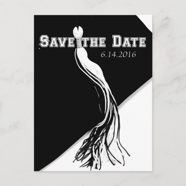 Tarjeta Postal de Graduación 2016 'Save the Date' (Anverso)