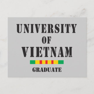 tarjeta postal de graduado de Vietnam con plantill