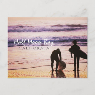 Tarjeta postal de Half Moon Bay California