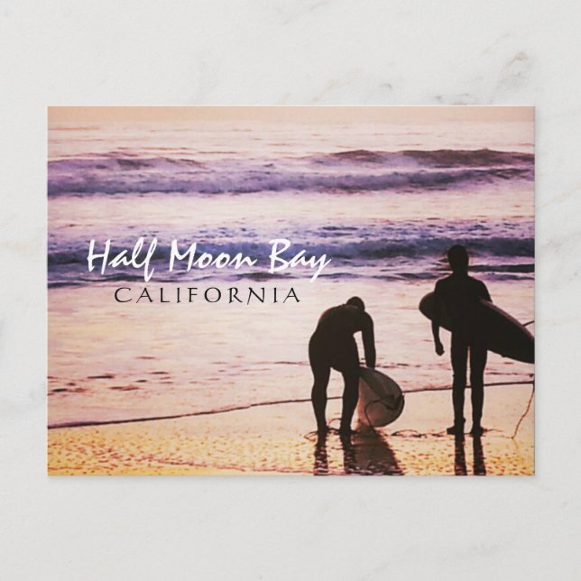Tarjeta postal de Half Moon Bay California (Anverso)