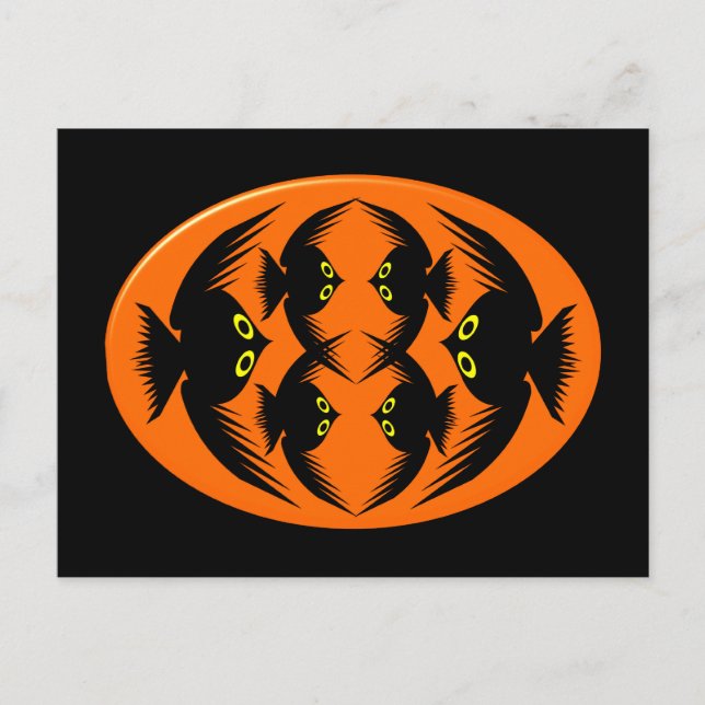 Tarjeta postal de Halloween (Anverso)