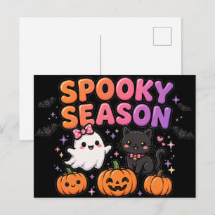 Tarjeta postal de Halloween