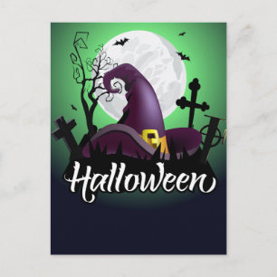 Tarjeta postal de Halloween