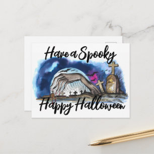 Tarjeta postal de Halloween