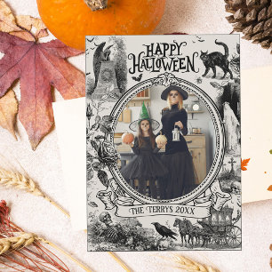 Tarjeta postal de Halloween 2026