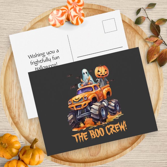 Tarjeta postal de Halloween de Cute Boo Crew para  (Subido por el creador)