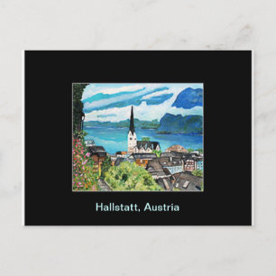 Tarjeta postal de Hallstatt, Austria