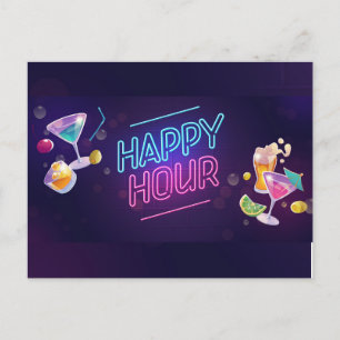Tarjeta Postal de Happy Hour