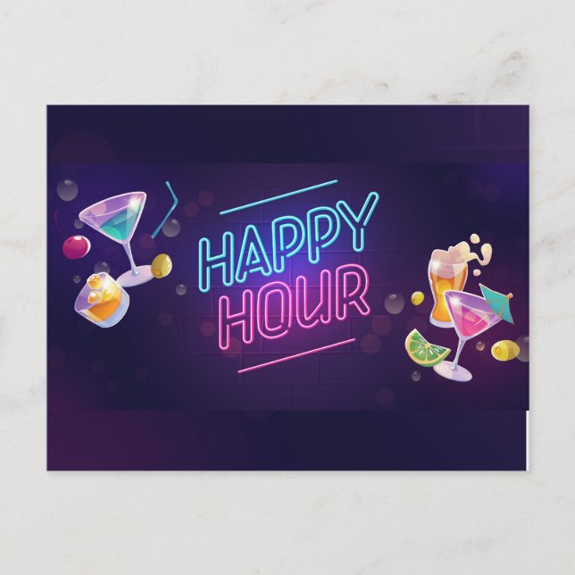 Tarjeta Postal de Happy Hour (Anverso)