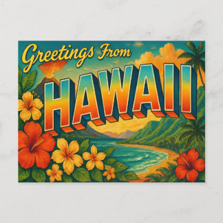 Tarjeta postal de Hawái