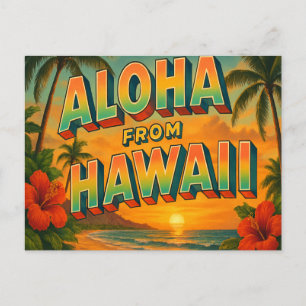 Tarjeta postal de Hawái