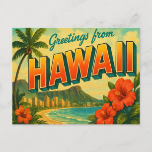Tarjeta postal de Hawái