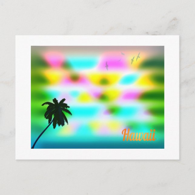 Tarjeta postal de Hawaii (Anverso)