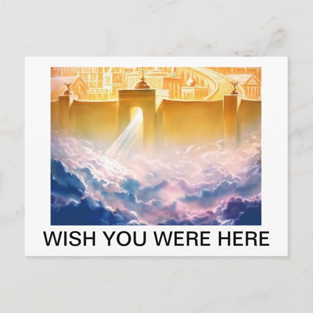 TARJETA POSTAL DE HEAVEN (Anverso)