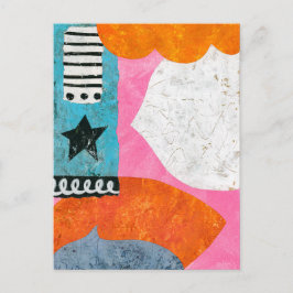 Tarjeta postal de helado por la tarde