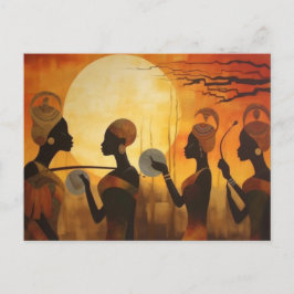 Tarjeta postal de herencia africana