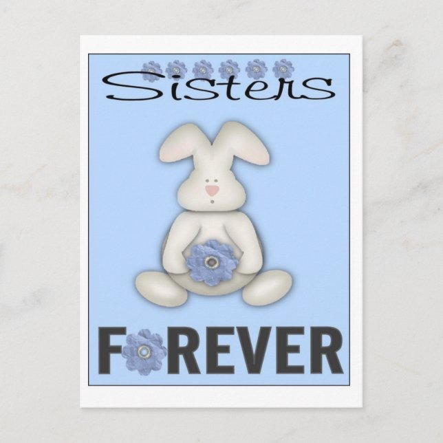 Tarjeta postal de hermanas (Anverso)