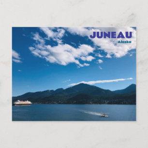 Tarjeta postal de hidroavión de crucero Juneau Ala