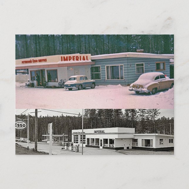 Tarjeta postal de historia de la familia Peterson (Anverso)