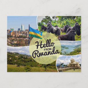 Tarjeta postal de Hola desde Ruanda