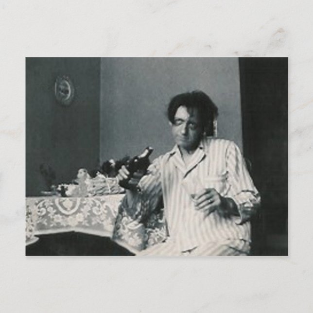 tarjeta postal de hombre borracho (Anverso)