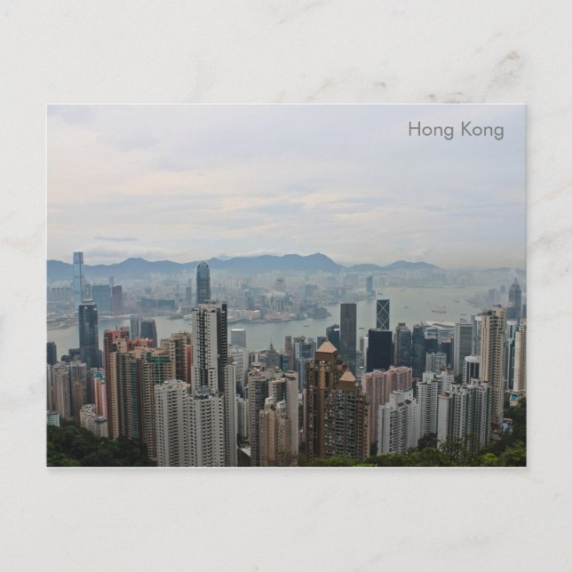 Tarjeta postal de Hong Kong (Anverso)