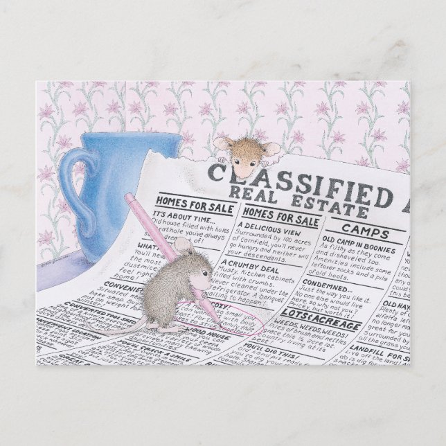 Tarjeta postal de House-Mouse Designs® (Anverso)