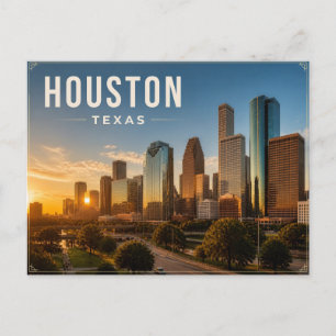 Tarjeta postal de Houston Texas