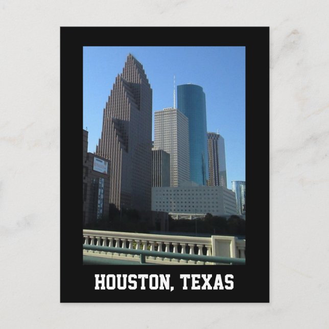 Tarjeta postal de Houston Texas (Anverso)