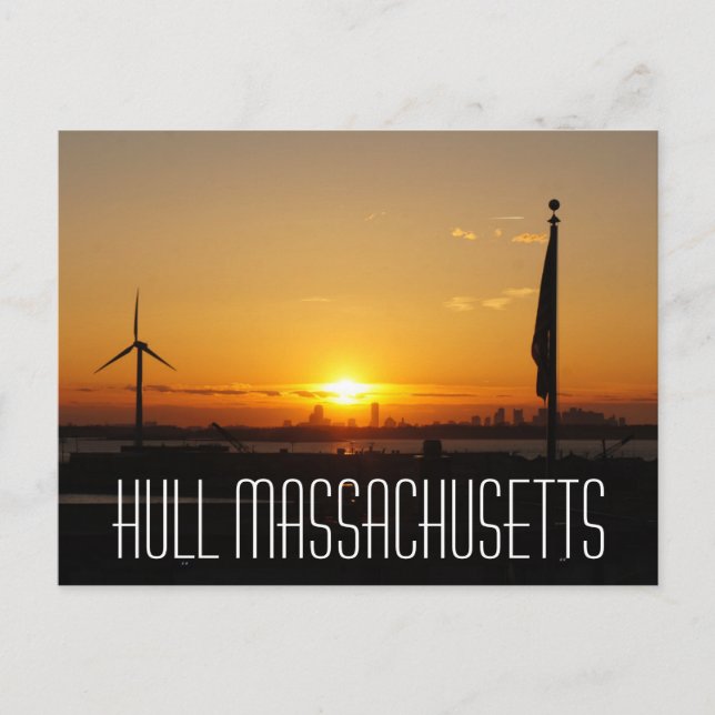 Tarjeta postal de Hull Massachusetts | Brad Hines (Anverso)