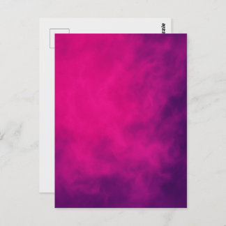 Tarjeta Postal de Humo Rosa Neon – Personalizable