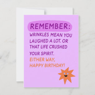 Tarjeta postal de humor de cumpleaños divertida pa