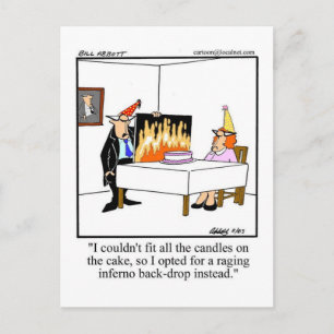 Tarjeta postal de humor de cumpleaños "Spectickles